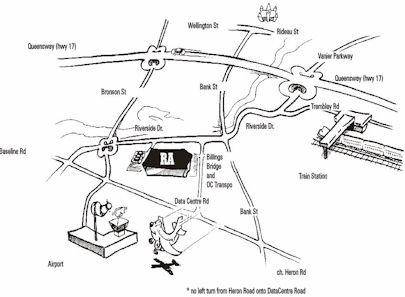 How to get to the RA