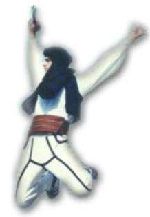 Image of a dancer with a
folk costume