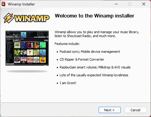 winamp installer